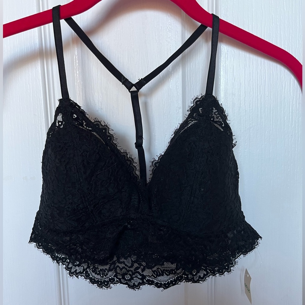 Aerie black bralette NWT
